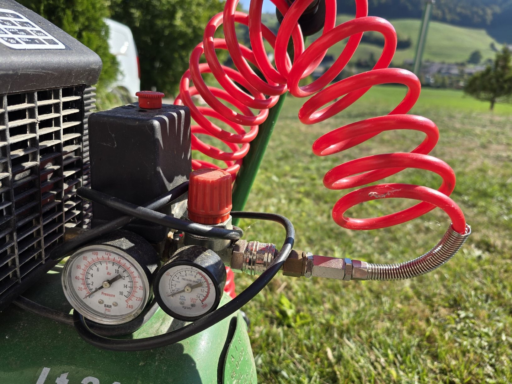 Compressori: Kompressor Okay Power 24 Liter 1.1 kW 1.5 PS gebraucht – Usato da Walkringen venduto da Vanuca 1