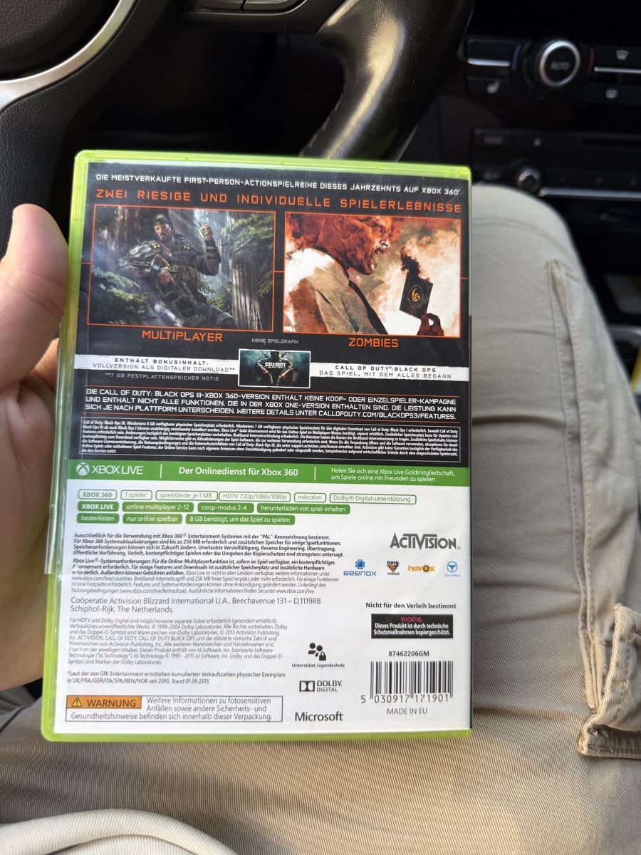 Microsoft Giochi: XBOX 360 spiele Black Ops 3 – Usato da Sennhof venduto da furkanAlb 2