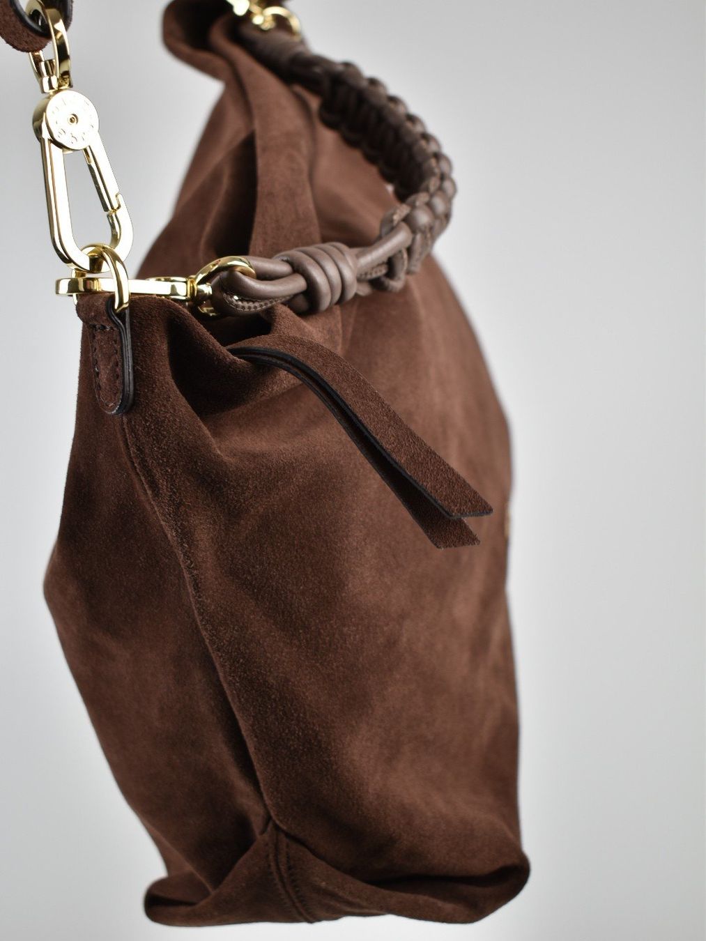 Abro Borse da donna: Abro Soley Handtasche, dunkelbraun, Wildleder – Usato da Nürensdorf venduto da 2ND_STORY 4