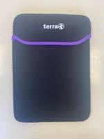 Schwarze Terra Laptop Tasche, Sleeve