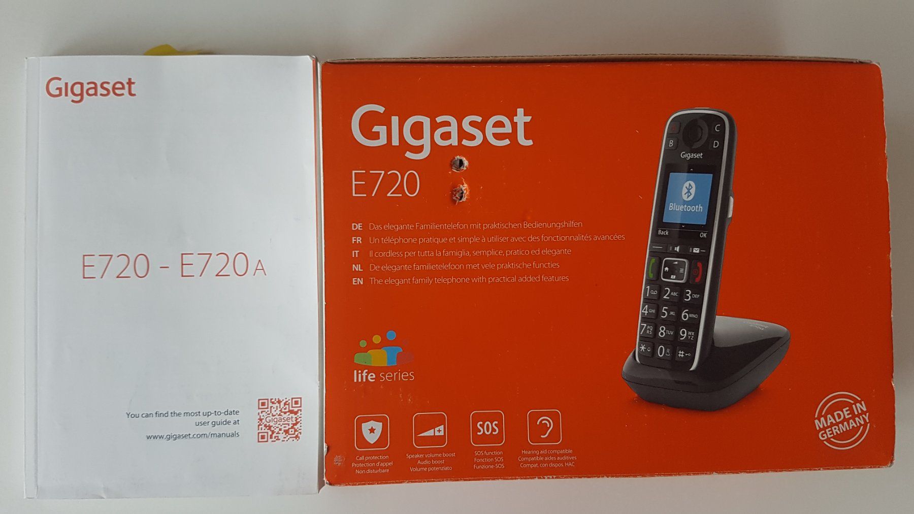 Gigaset Telefoni: Gigaset E720 Analog-/Schnurlostelefon – Usato da Boll venduto da Dajufa 1