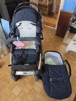 Hartankinderwagen mit Babywanne