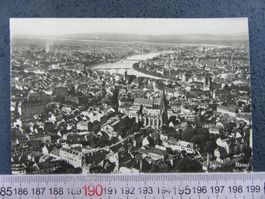 BASEL SWISSAIR FLUGAUFNAHME 1961 RHEINABWÄRTS