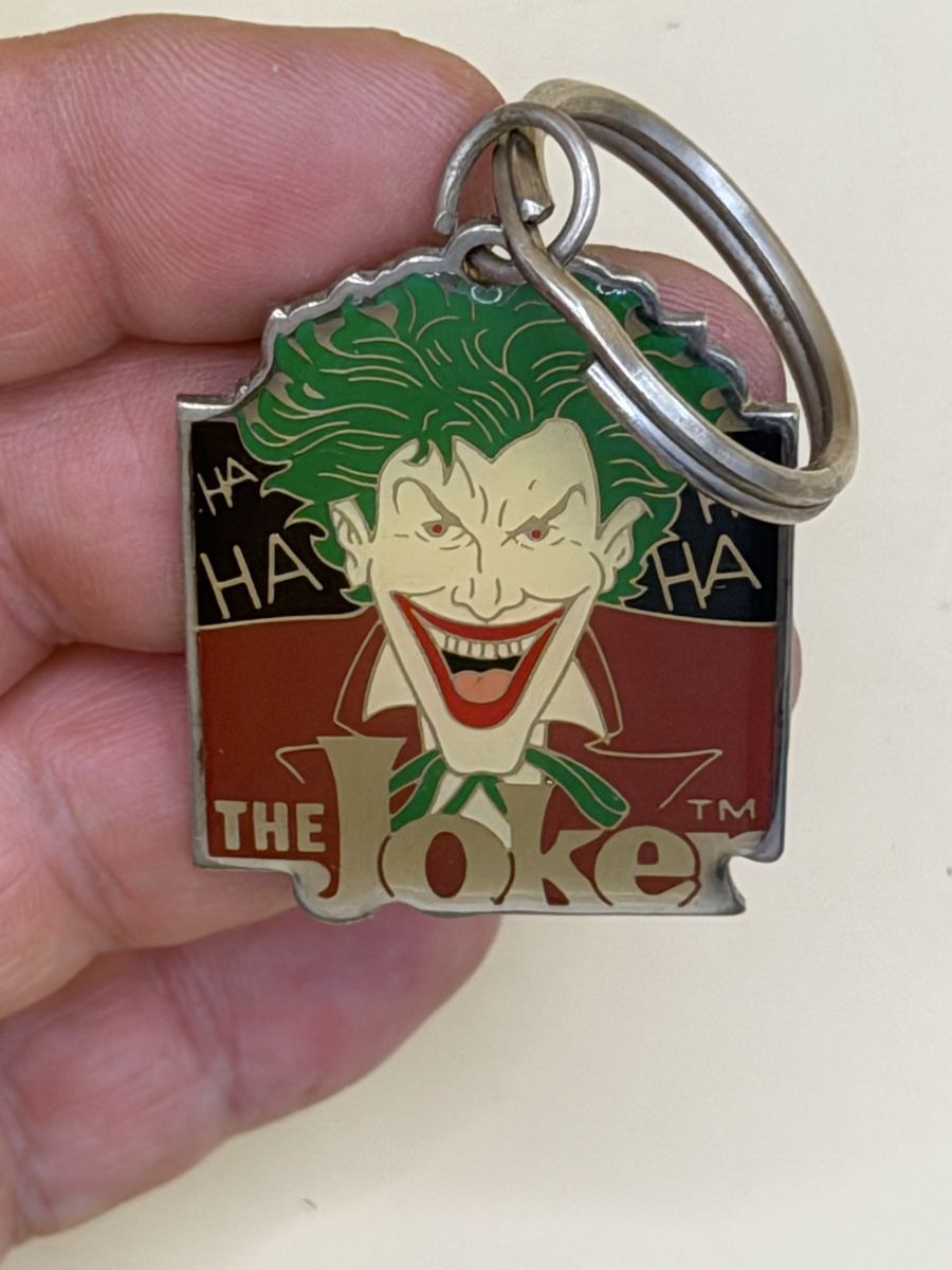 Portachiavi: Vintage Joker Batman 1989 DC Comics Keychain – Usato da Genève venduto da sho_67qj 3