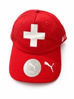 Puma Switzerland Baseball Cap - Red -OSFA- New