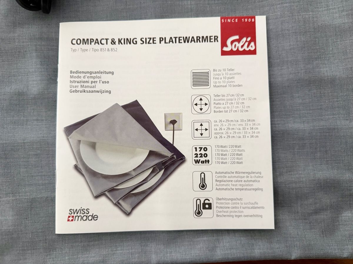 Solis Elettrodomestici da cucina: Solis Tellerwärmer King Size Typ 852 Neu – Nuovo (secondo la descrizione) da Dussnang venduto da Isa-Bella 2