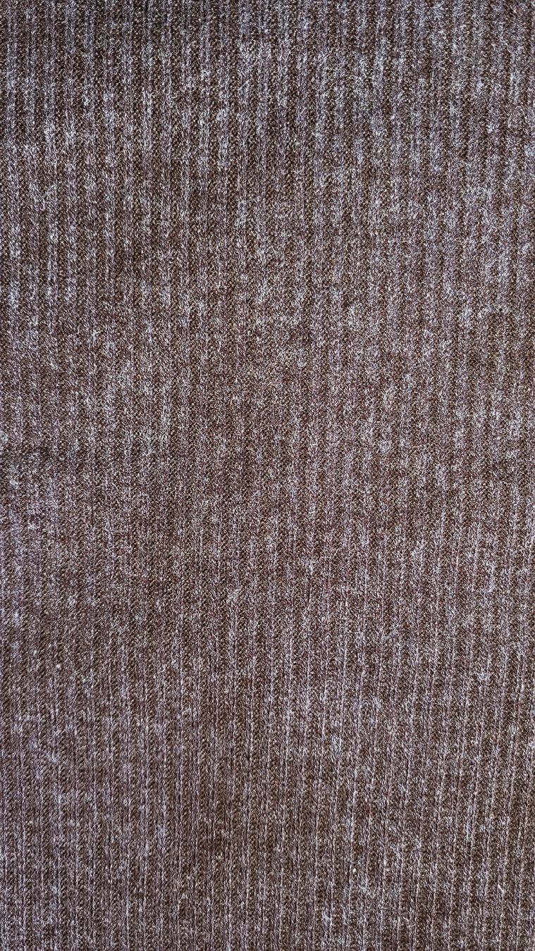 Tessuti: weicher Strick-Stoff braun-meliert – Nuovo (secondo la descrizione) da Madiswil venduto da fabrics 1