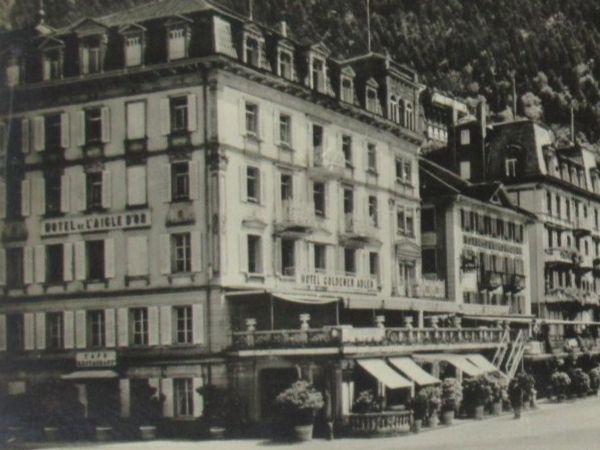 Cartoline postali: Brunnen , Hotel Adler – Nuovo (secondo la descrizione) da Grenchen venduto da Bluemchen1900