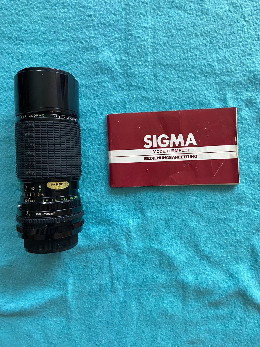 Sigma Obiettivi: Sigma Objektiv 1:4.5 100-200 mm multi coated d52 Anleitung – Usato da Altstätten SG venduto da Sportsonnenblume 7