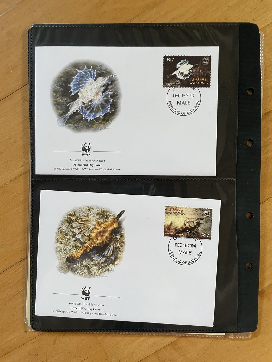Tous les timbres: WWF Set "Der Flügelrossfisch" – D'occasion à Altdorf UR par mic_z8bj 5