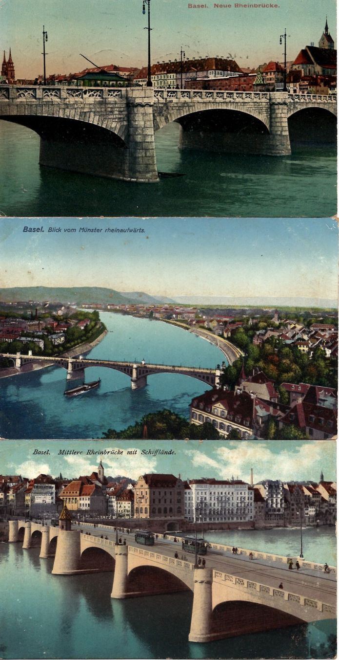 Cartoline postali: AK Basel  Stadt coloriert – Usato da Brunnadern venduto da eichmann.anton 2
