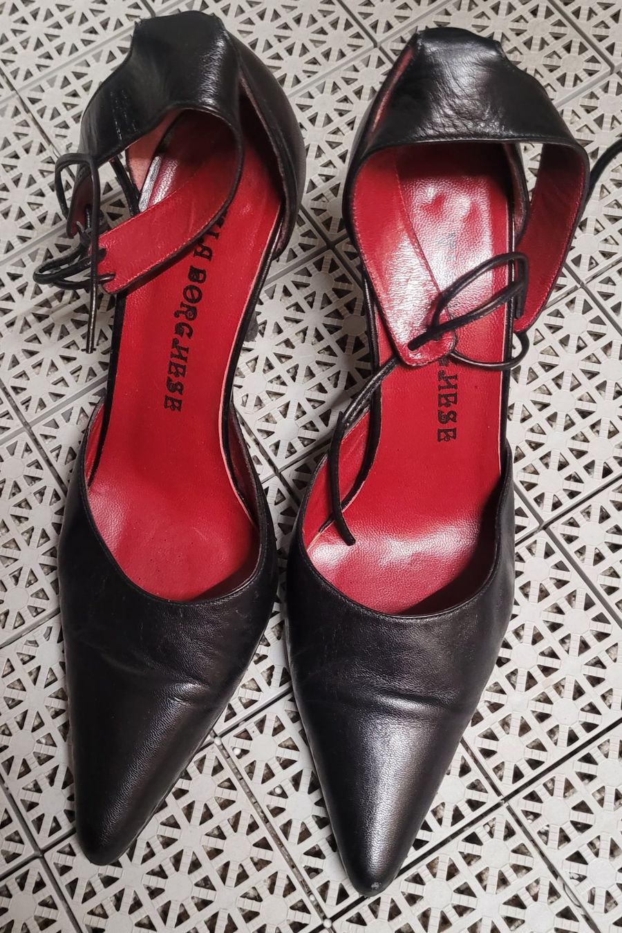 Scarpe da donna: Schicke spanische Lederpumps - Grösse 38 – Usato da Urdorf venduto da smueller77