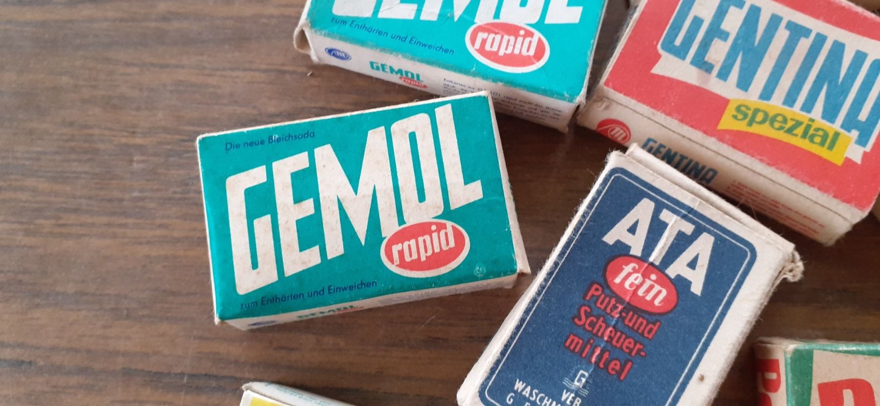 Giocattoli: Kaufladen Verpackungen Wäscherei DDR – Usato da Mörschwil venduto da lindaswunderkiste 5