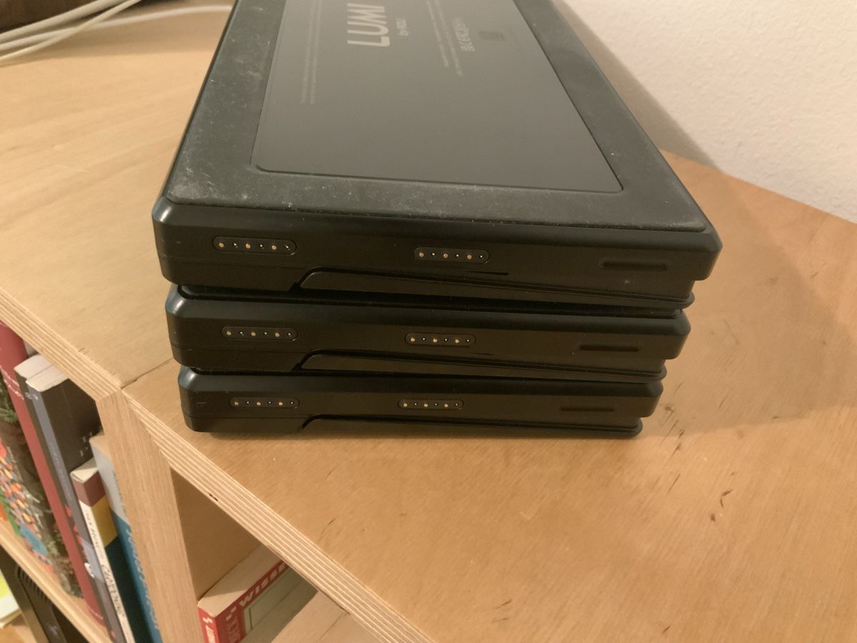 Roli Strumenti musicali: 3x ROLI LUMI Keys Block – MPE MIDI-Controller Bundle, TOP – Usato da Zürich venduto da leonzo 4