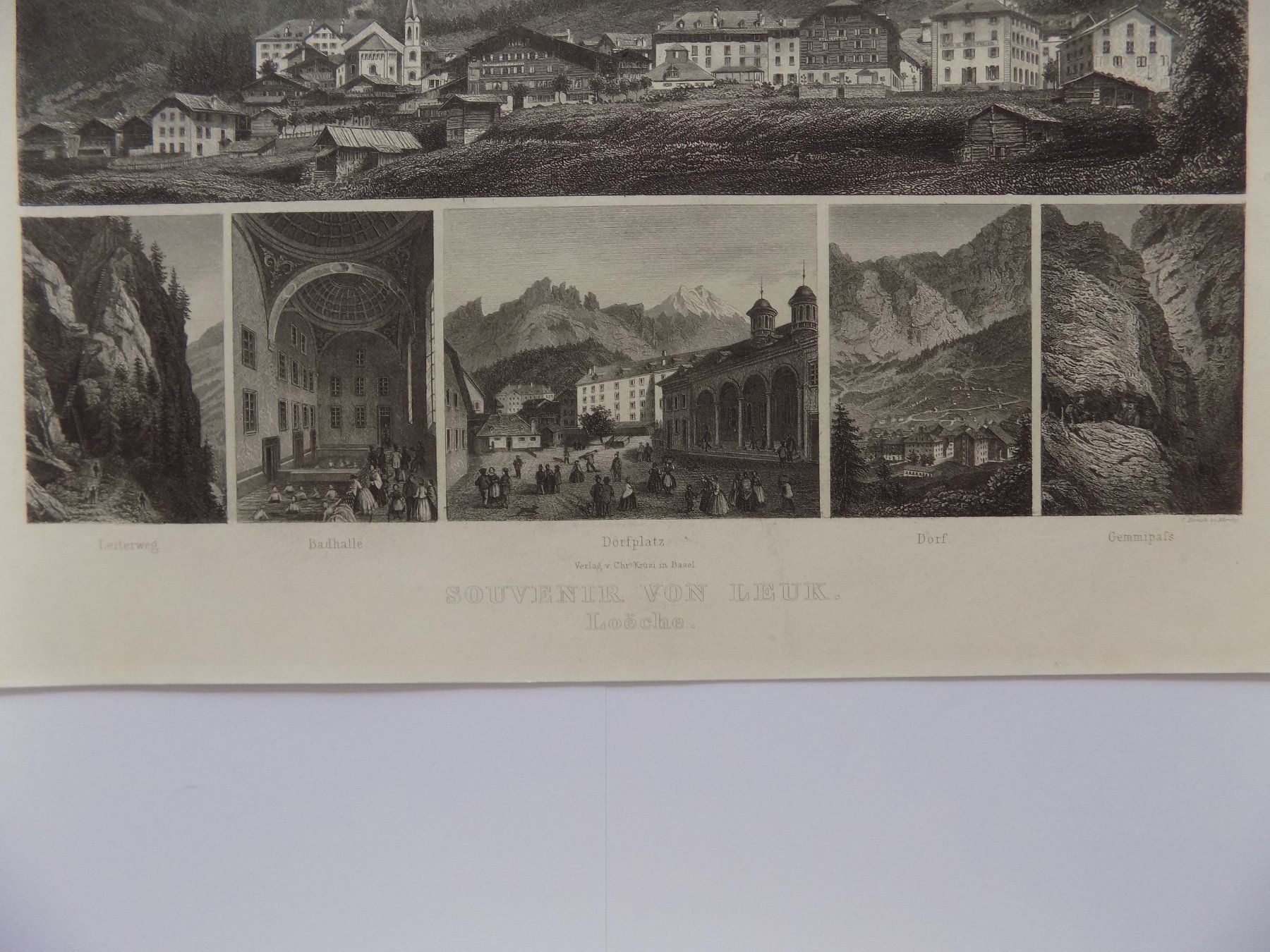 Gravures: Leuk Souvenir – D'occasion à Risch par Rischli15 5