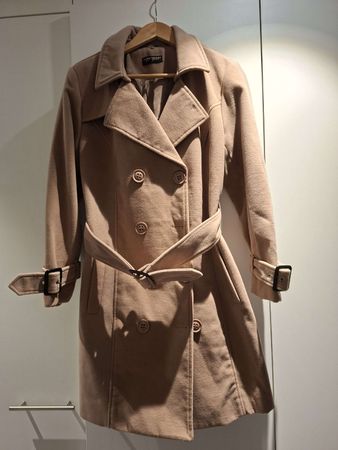 Damen Mantel beige mit Gürtel super Zustand