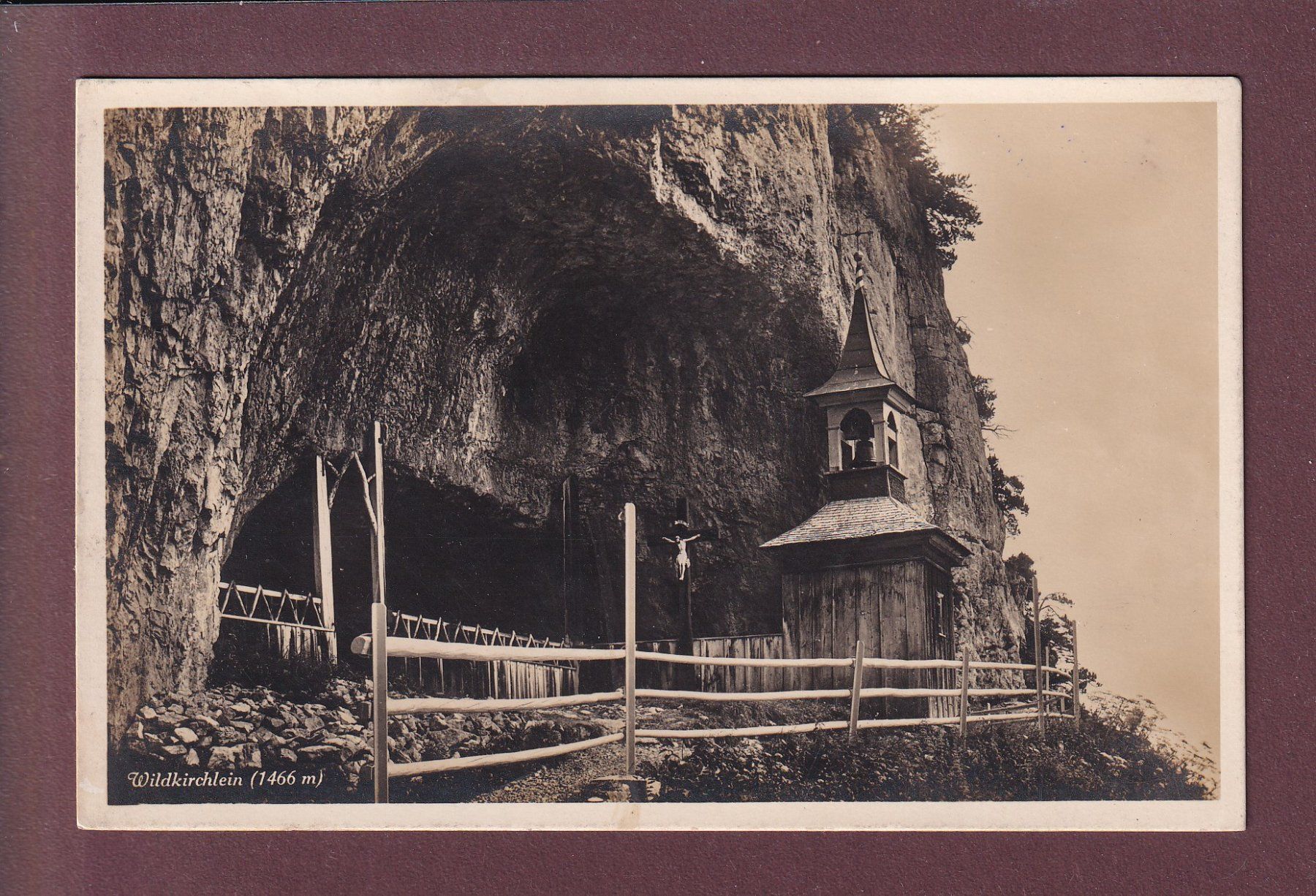 Cartoline postali: WILDKIRCHLEIN - 1931 – Usato da Pully venduto da nicecards