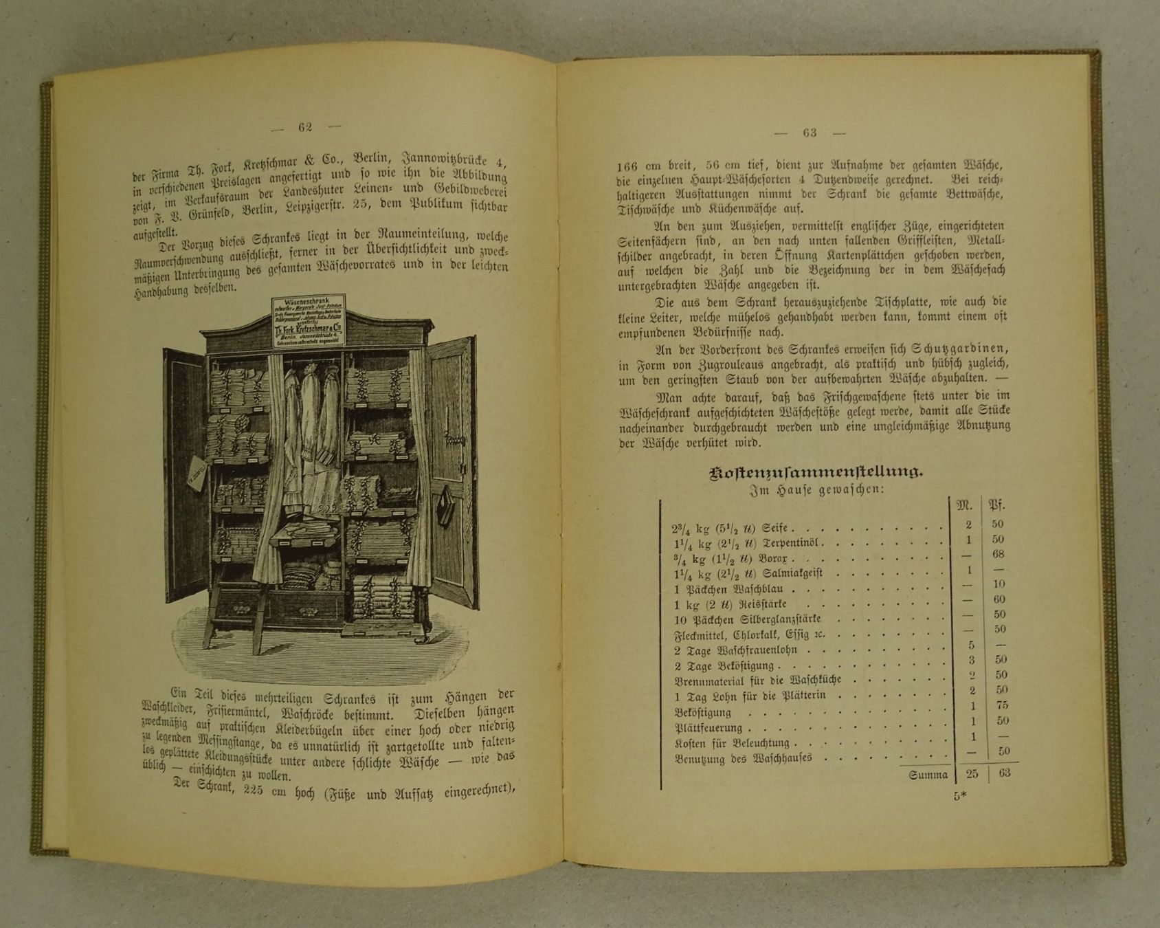 Bücher: HÄUSLICHE WÄSCHE, UM 1910 – Gebraucht aus Grüningen von Kartensammler 3