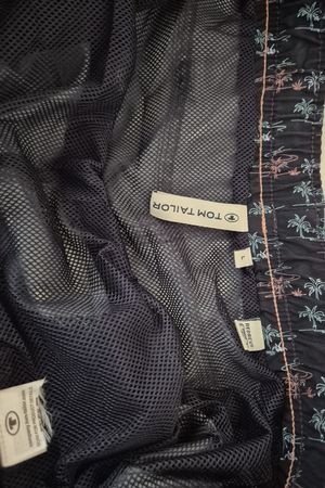 Tom Tailor Badehose, Grösse L, helgrau, Sommer-Look!
