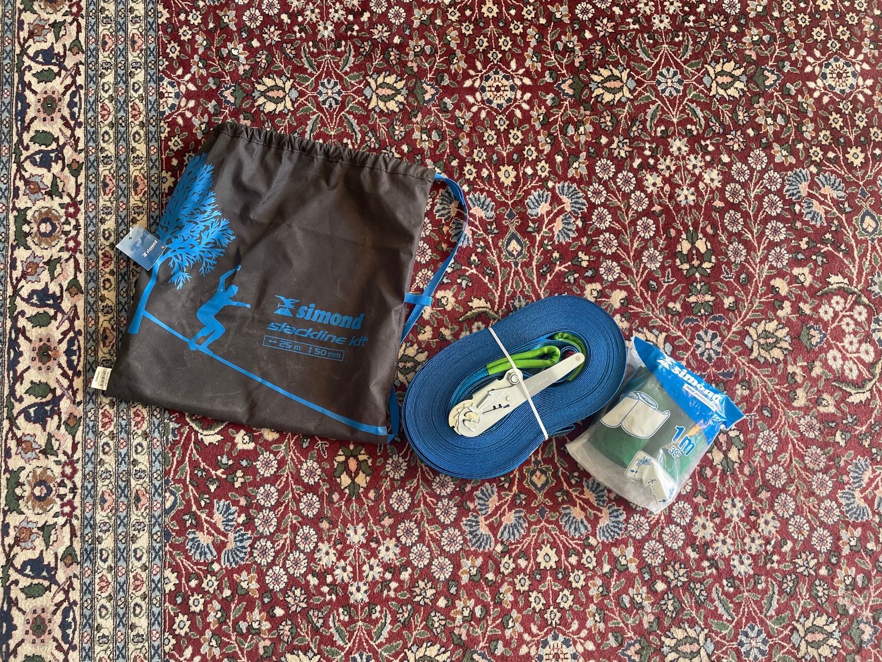 Slackline: Slackline kit simond 25 m by 50 mm – Usato da Lutry venduto da nicolagra