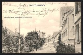 AK Walzenhausen, Strassenpartie im Ort