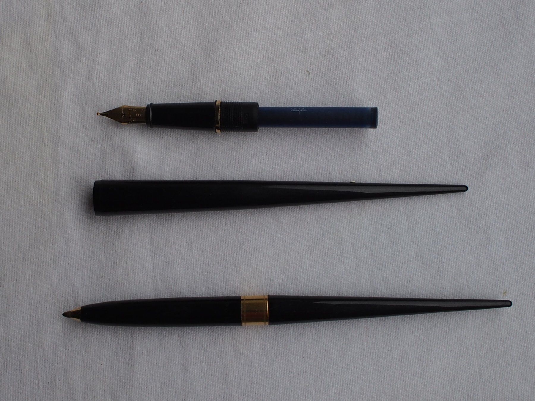 Penna & Evidenziatori: SHEAFFER double stylo de bureau. 1976/70 – Usato da Meyrin venduto da SRemka 6