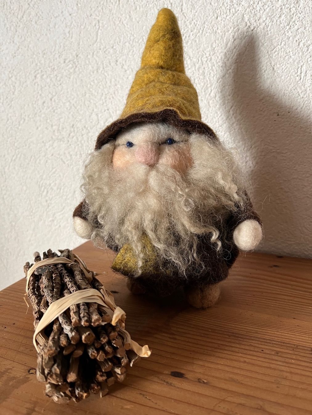 Figuren: Filz Zwerg Waldorf – Neu (gemäss Beschreibung) aus Arboldswil von