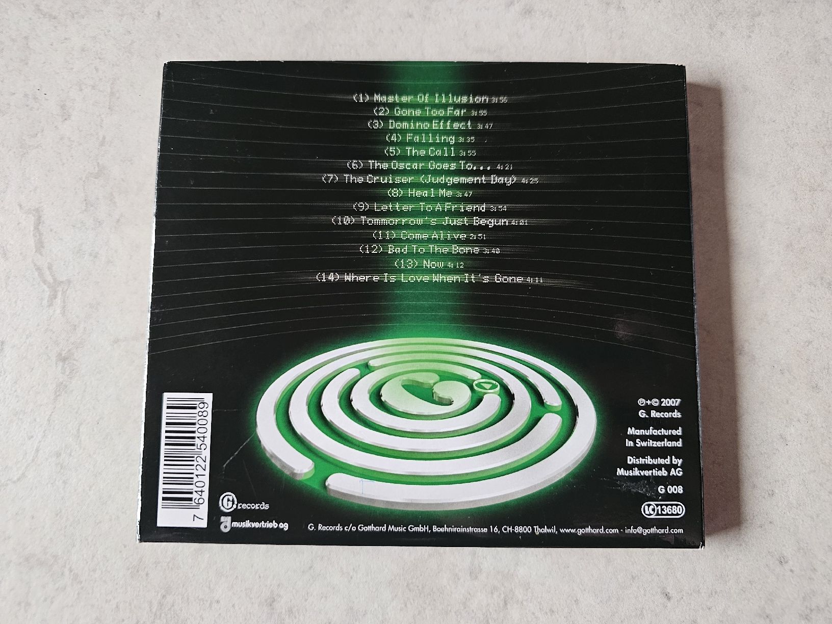 CDs: Gotthard  -  Domino Effect – Gebraucht aus Schneisingen von backstore24 1