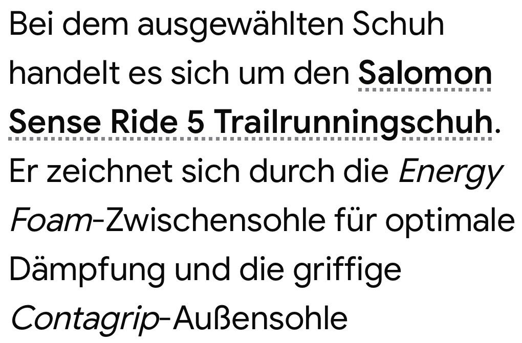 Salomon Damenschuhe: Salomon Sense Ride 5 Test.Schuh42 – Gebraucht aus Möhlin von Solmari74 1