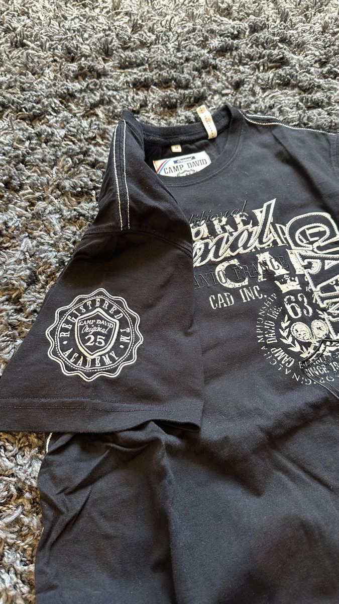 Camp David T-Shirts: T-Shirt CAMP DAVID Grösse M schwarz – Gebraucht aus Ettingen von slg_4107 1
