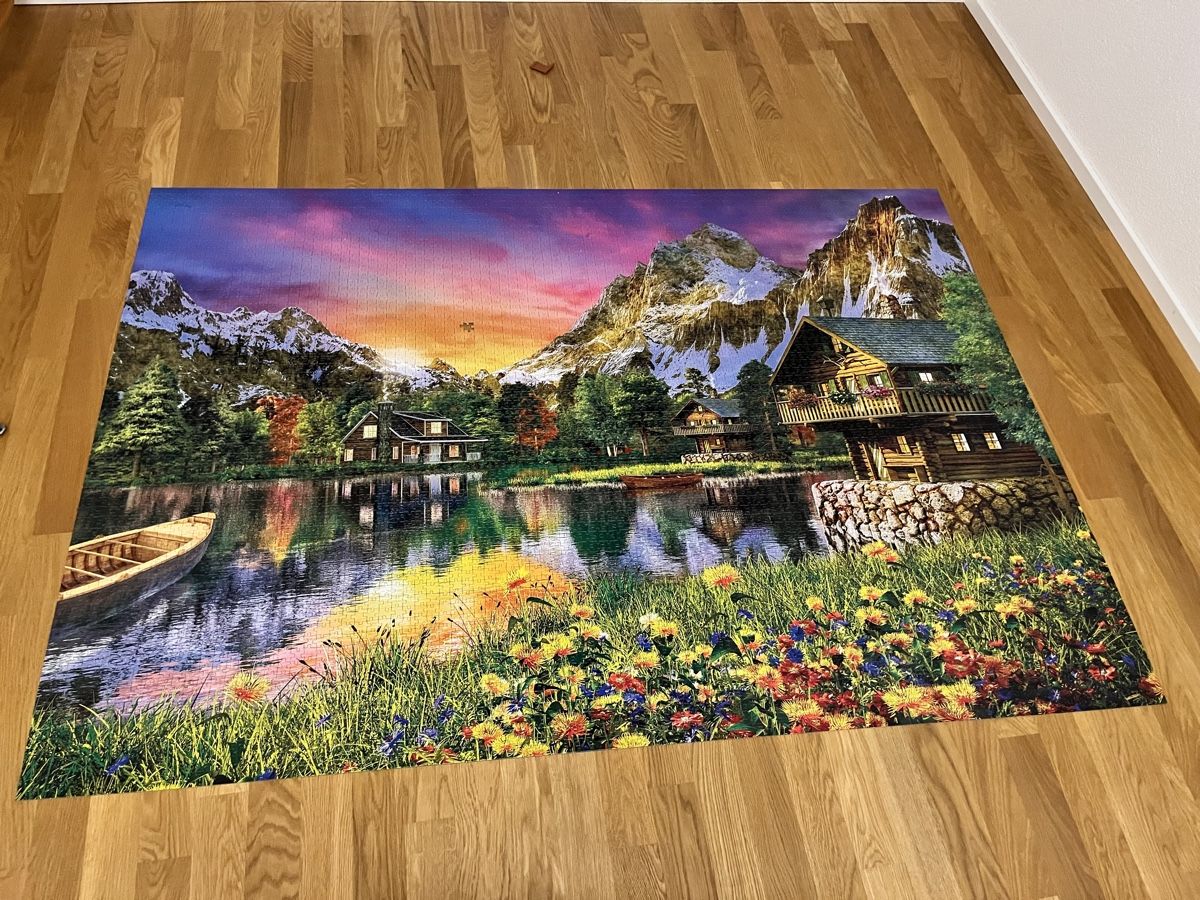 Clementoni Puzzle: Puzzle, 6000 Teile, Seenlandschaft, – Usato da Olsberg venduto da ldon123 1