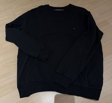 Tommy Hilfiger Herren Sweatshirt, Schwarz, Gr. XL