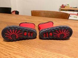 Rote Regen Stiefel, Gr. 22, wasserdicht - guter Zustand!