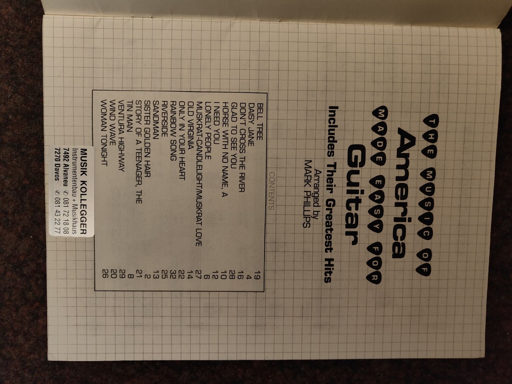 Libri: America Guitar Mark Philipps – Nuovo (secondo la descrizione) da Davos-Platz venduto da musikhauskollegger