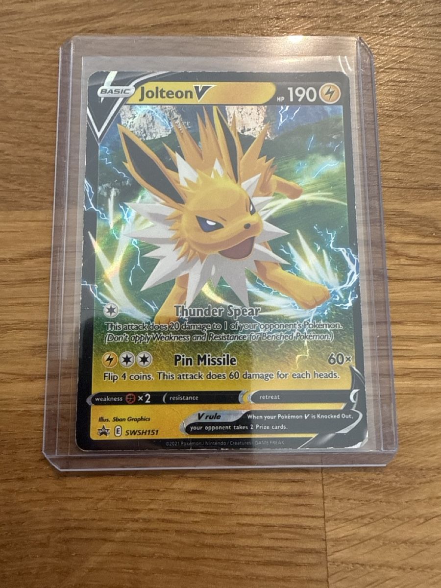 Pokémon Sammelbilder & Trading cards: Jolteon V SWSH151 – Gebraucht aus Amriswil von sim_nlb6