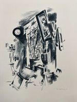 Martin Lauterburg 1932 LITHOGRAPHIE SIGNIERT NUMMERIERT