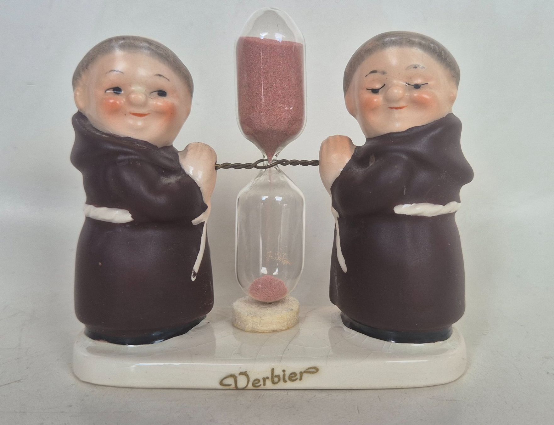 Hummel Statuette: Goebel Hummel Vintage Eieruhr Mönche "Verbier" – Usato da Neerach venduto da sillis