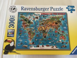 Ravensburger Puzzle "Tiere der Welt", 300 Teile, XXL Top!