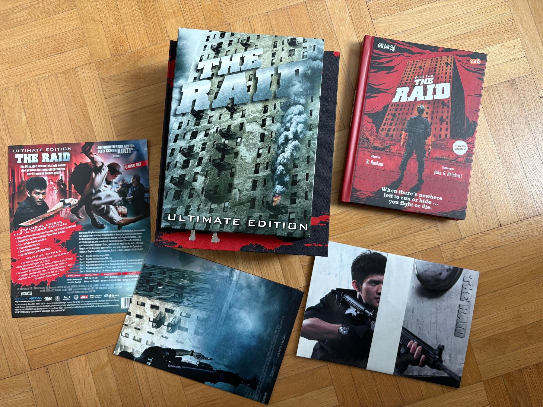 Tutti i DVDs: The Raid - Ultimate Edition - Blu-ray + DVD – Usato da Zürich venduto da Malcom 1