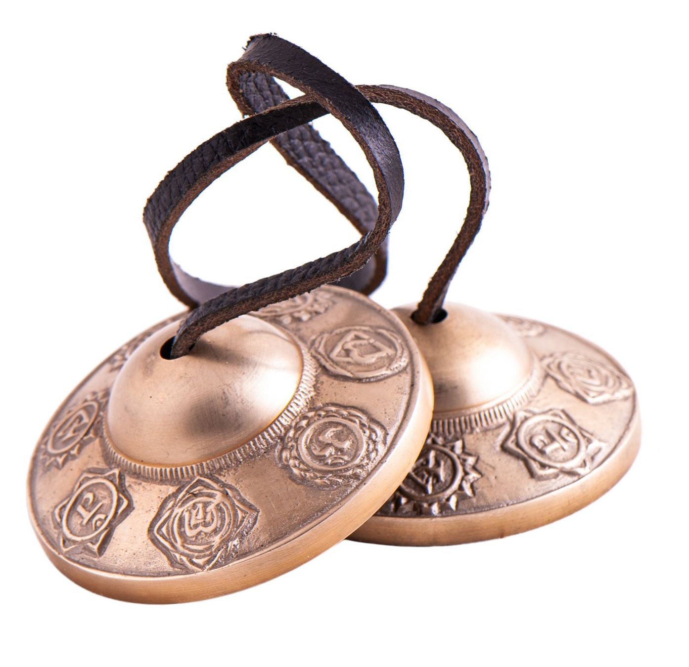 Strumenti musicali: Zimbeln mit Chakra-Symbolen – Nuovo e nell'imballaggio originale da Mauren venduto da Yeelen