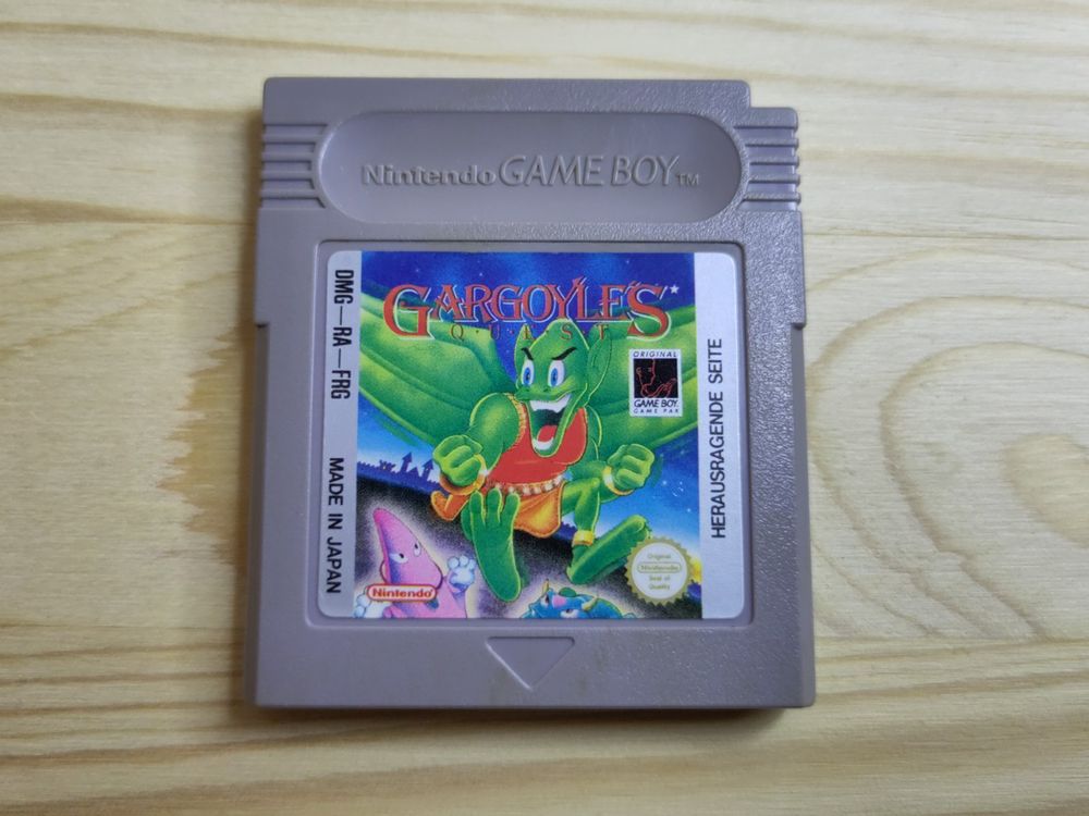 Notice Seule Jeu Gargoyle's Quest Pour Nintendo GameBoy GB
