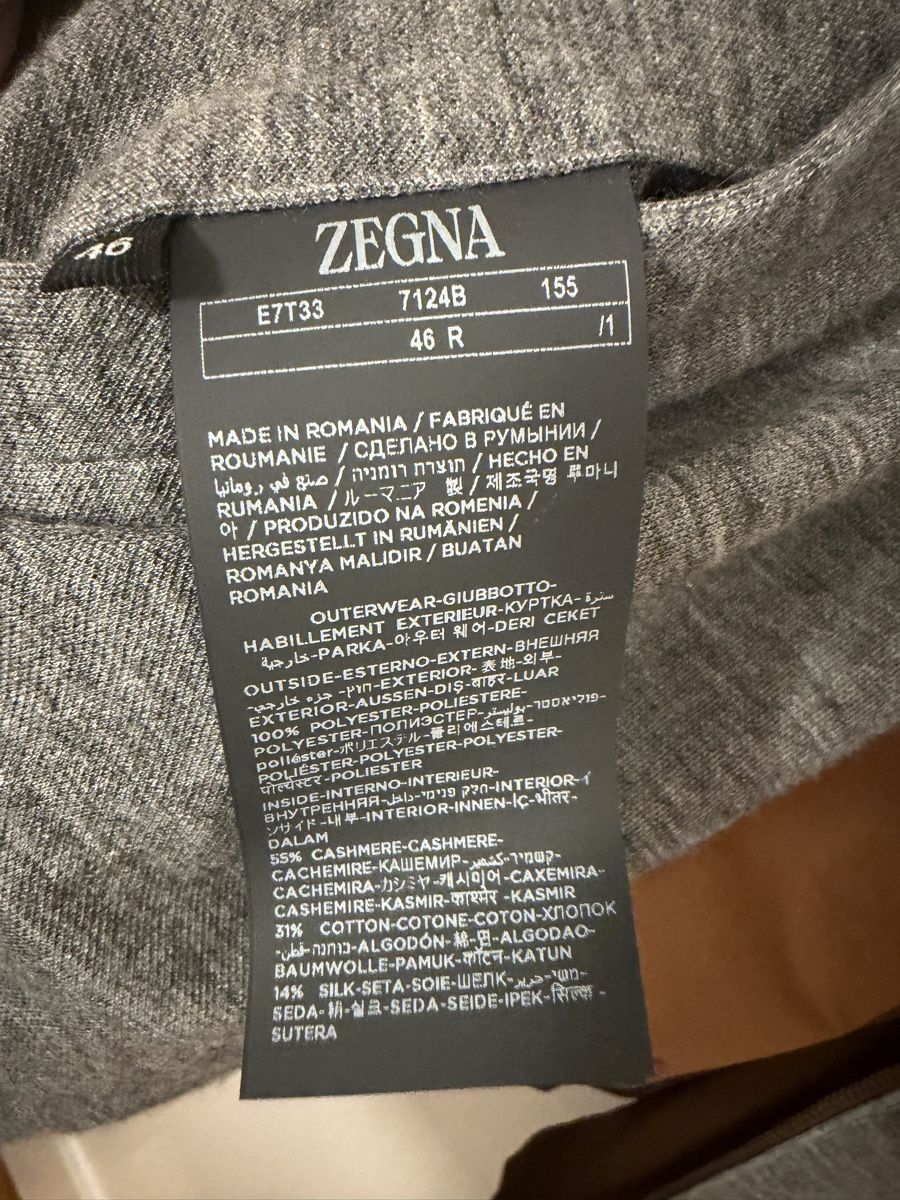 Zegna Giacche: Zegna wendbare Jacke Kaschmir und Microfaser – Usato da Zürich venduto da Glamour2019 3