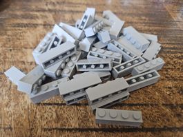 lego 3010 lot 40 pièces Light Bluish Gray Brick 1 x 4