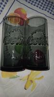 2 Coca-Cola Gläser in Rauchglas Optik zu verkaufen!
