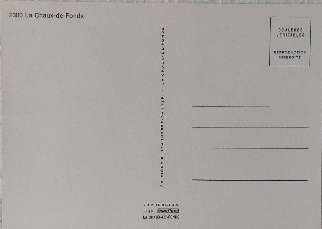 Cartoline postali: LA CHAUX-DE-FONDS - Multi-Vues – Usato da Delémont venduto da Domdom1 1