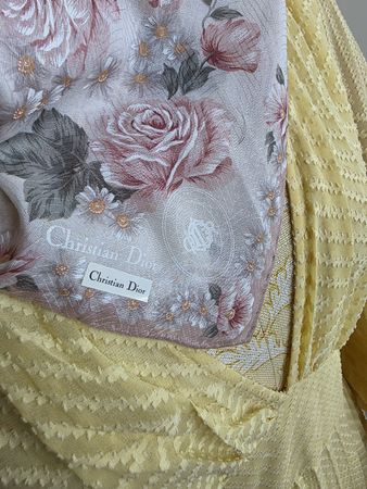 Christian Dior Baumwolltuch 50x50 cm Neu