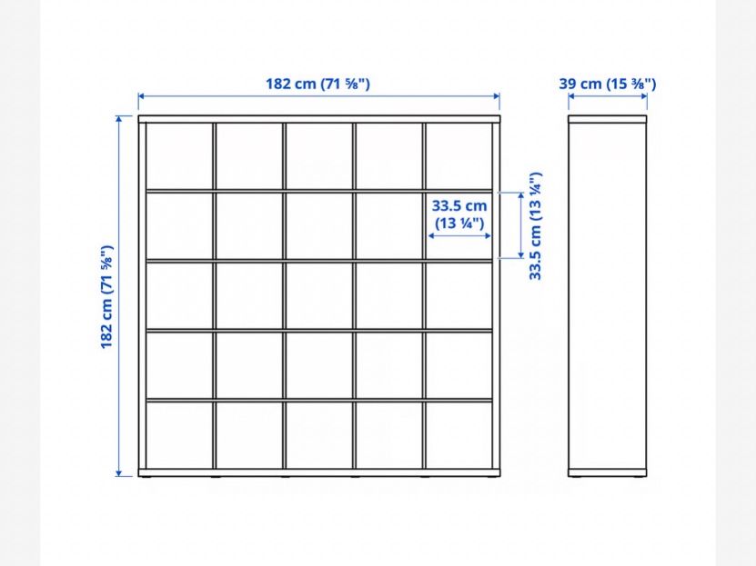 Ikea Regale: Möbel: Kalax 5 x 5 er, von Ikea: Farbe Eiche – Neu (gemäss Beschreibung) aus Cham von 2eye 7
