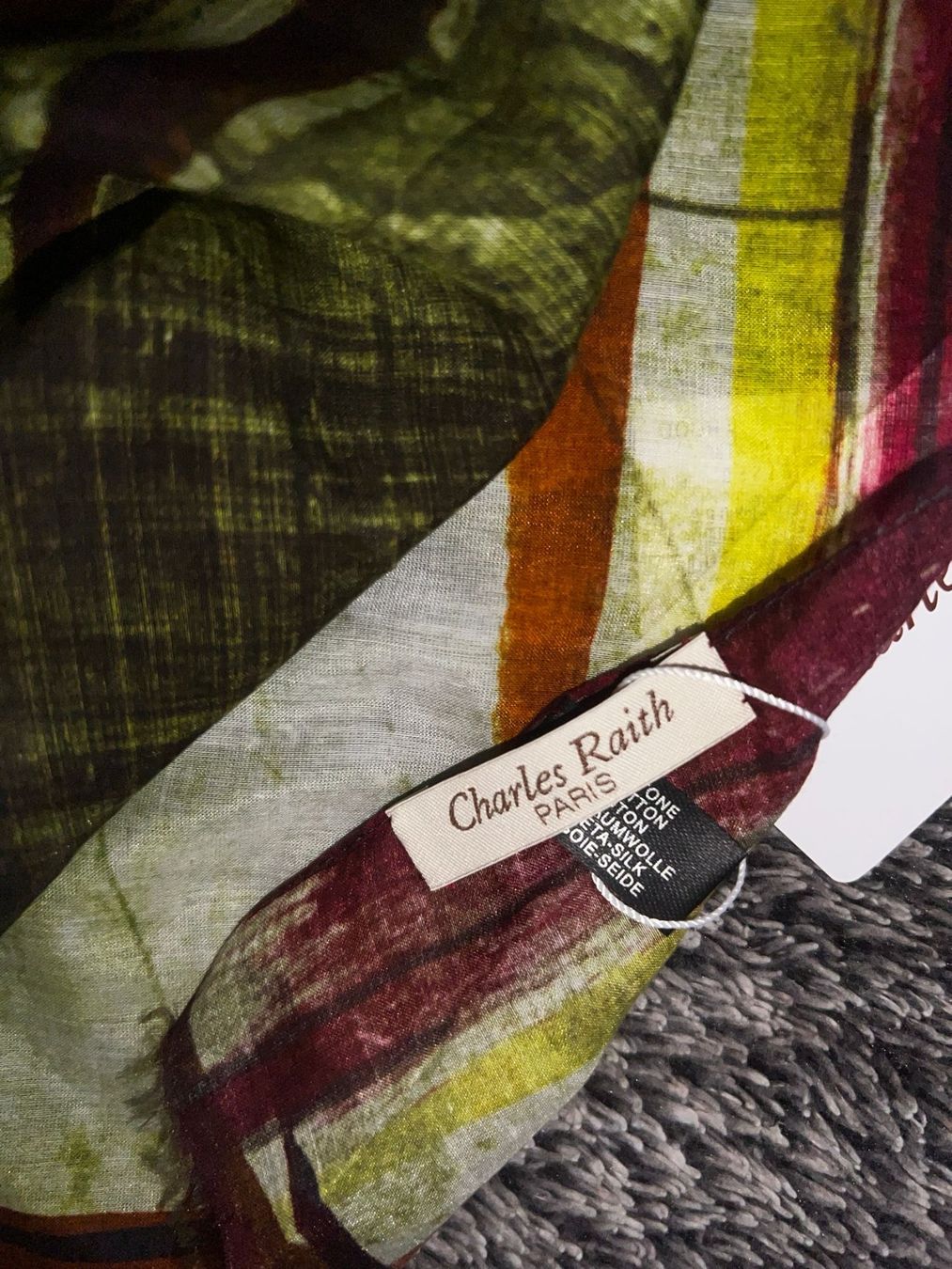 Foulards, Tücher & Schals: Charles Raith Schal Baumwolle 180x65cm – Neu (gemäss Beschreibung) aus Winterthur von Dejv 2