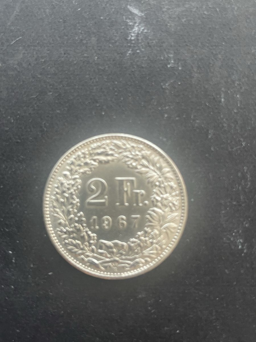 Tutti le monete: 2-. Silber CH Jahr 1967 – Usato da Meierskappel venduto da Hala03 3