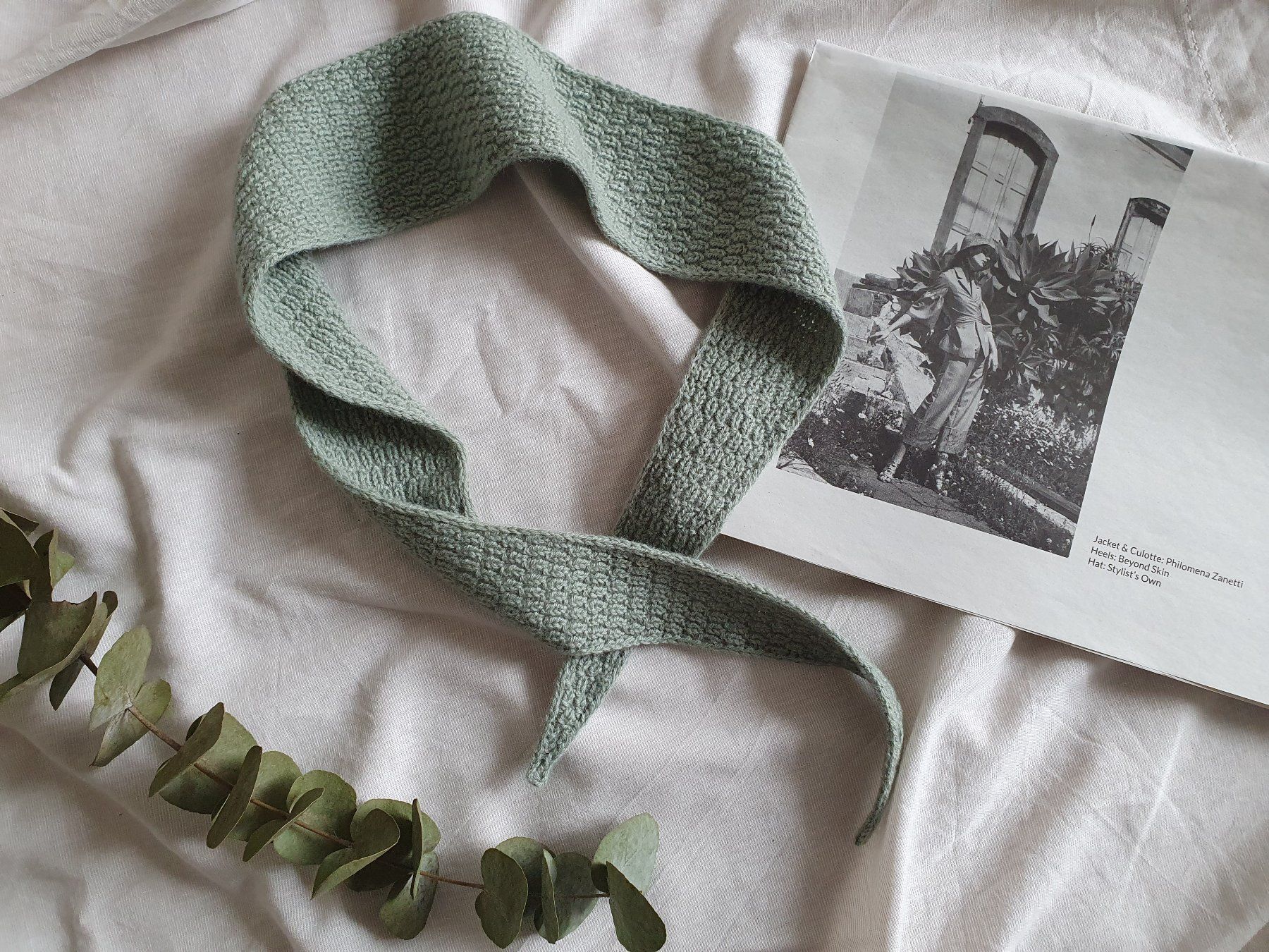 Foulard & Sciarpe: Mini scarf, Strickschal, Handgestrickt, Unikat, Geschenk – Nuovo e nell'imballaggio originale da Neunkirch venduto da Sandramay 2